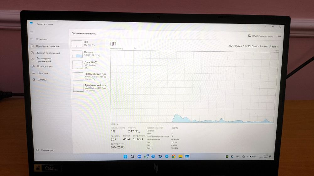 Продаю ноутбук ACER NITRO V15.