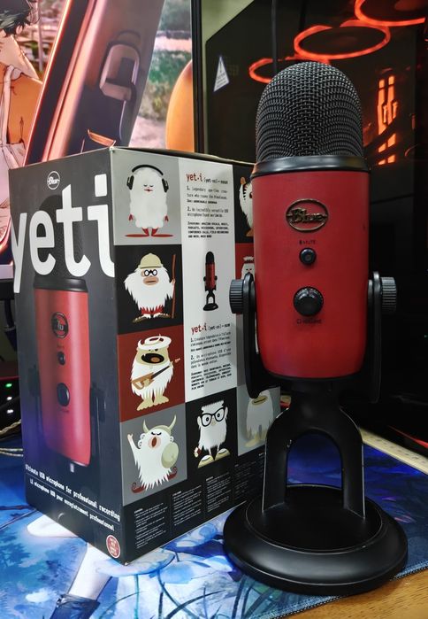 Blue Yeti + Пантограф + 2 Поп фильтра