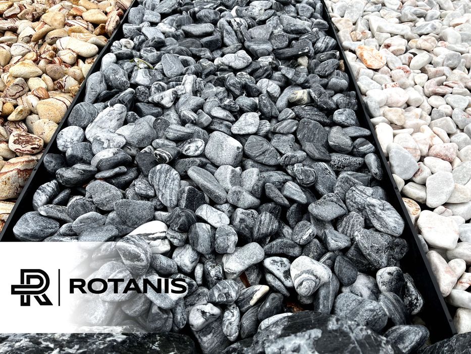 Piatra alba sau colorata pentru decor gradina