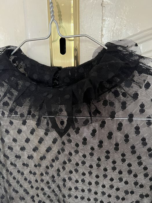 Bluza tulle cu buline