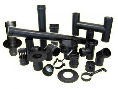 Кюнци и димоотводни тръби за печки на дърва и пелети