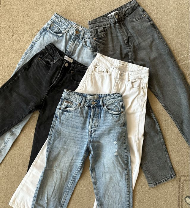 Дамски дънки Zara, Stradivarius, Pull and Bear