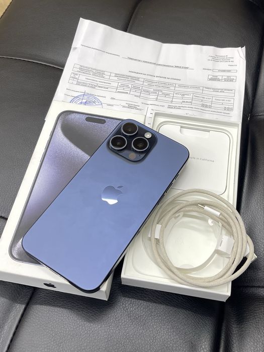 IPhone 15 Pro Max. 256Gb. 87% blue    Продам Айфон 15 Про Макс