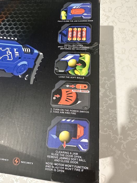 Бластер Blaze storm 12 мягких пуль