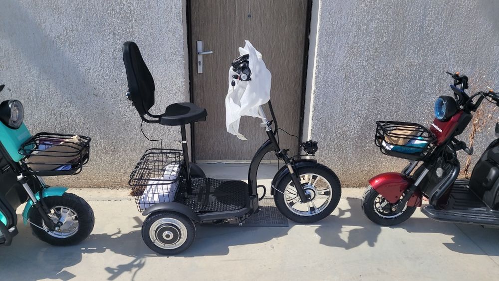 Електрическа Триколка Черна 35 км, Фактура, Нови БЕЗПЛАТНА ДОСТАВКА