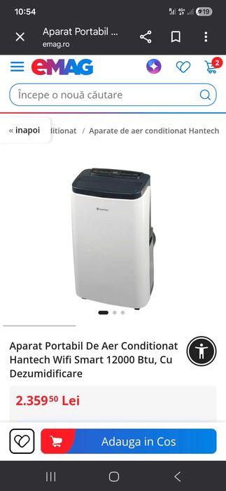 Aparat aer conditionat portabil