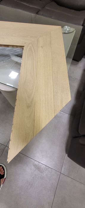 Трислоен паркет, дъб шеврон