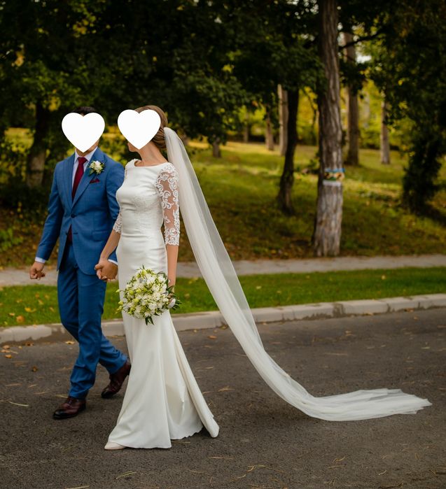 Rochie de mireasă XS-S + voal cadou