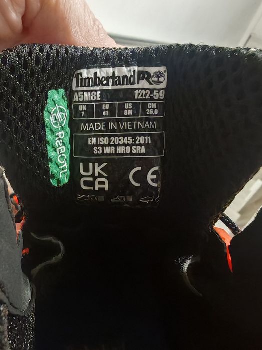 Timberland safety boots