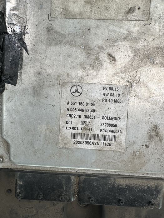 ECU компютър двигател Mercedes OM 651 E C CLS w204 w207 w212 w205 w218