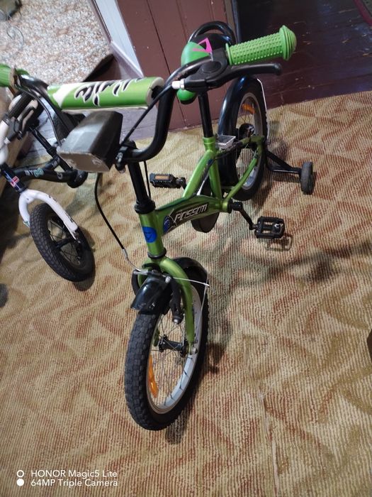 Детско колело зелено