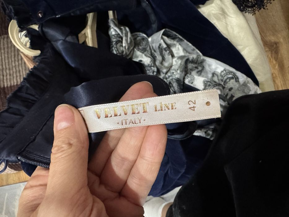 Платье из бархата