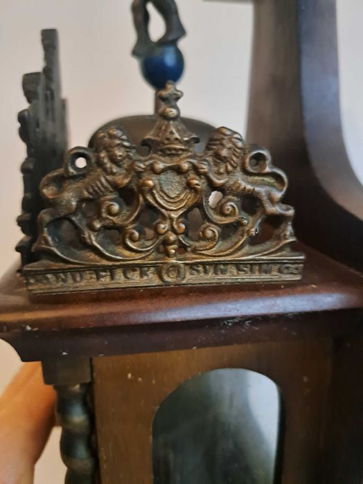 Ceas cu pendul ZAANSE - Antic Bronz, Lemn -
1940-1950, 1970-1980 -