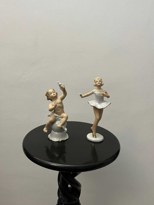 Set 2 bibelouri portelan Fasold & Stauch , Wallendorf bibelou statuete