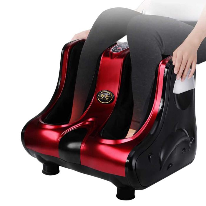 Массажер для ног и икр, роликовый икомпрессионный массаж