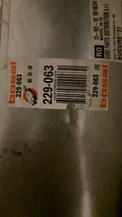 Vand kit esapament Bosal pentru Subaru Forester SG 2.0 125cp