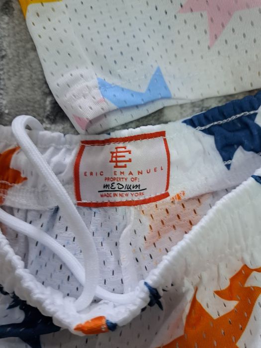 Pantaloni scurti bape x eric emanuel short