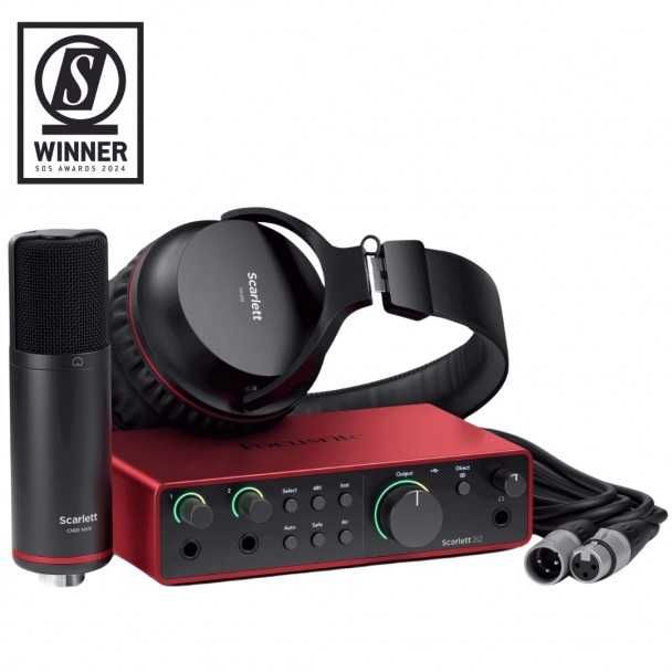 Interfața audio profesionala Focusrite Scarlett 2i2 Studio Pack 4th