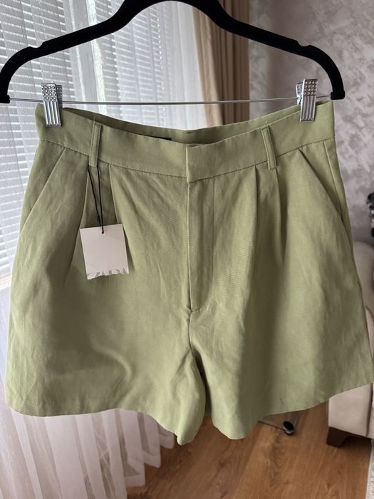 Kъси ленени панталонки Zara С/М