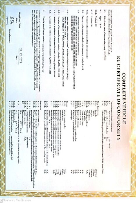 Scuter Electric CP9 Citycoco Chopper