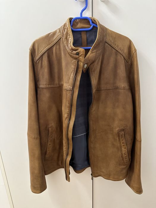 Geaca piele Massimo Dutti