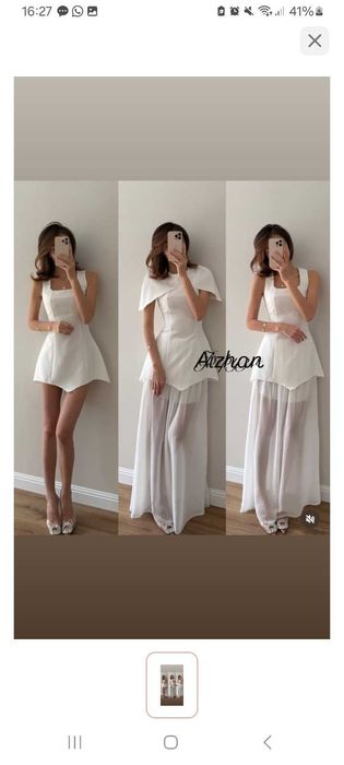 Платья-пиджак Белый