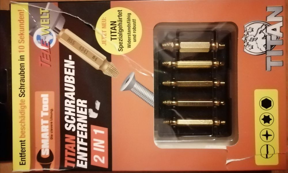 Екстрактор за вадене на скъсани болтове