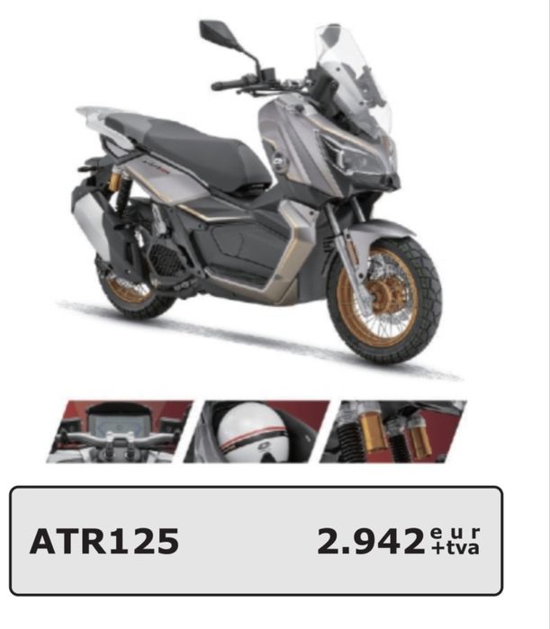 Scuter 125 benzina si hibrid