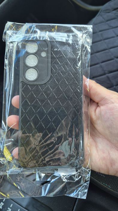 Чехол на S24 искуственнвая кожа