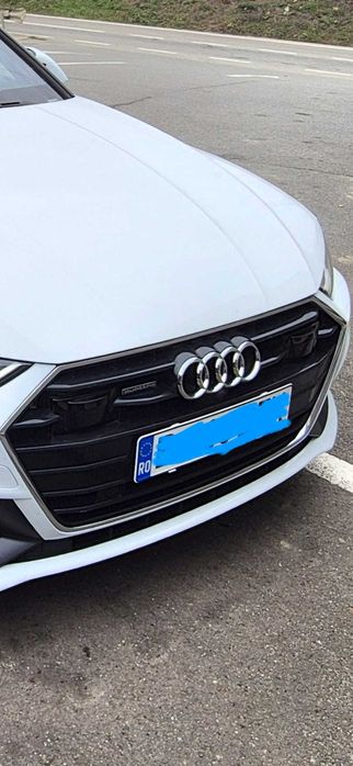 Grilă Completă Audi A7 C8 Originală - Chrome Edition + Siglă + Quattro