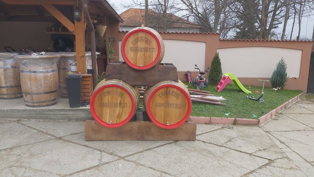 butoaie lemn salcam,stejar si dud