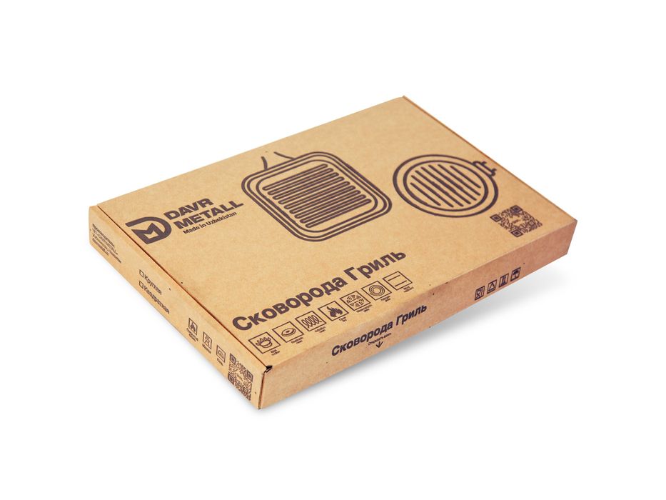 Сковорода гриль DAVR METALL / Cho‘yan grill tova DAVR METALL