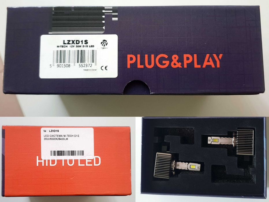 LED D1S/R крушки M-TECH - canbus