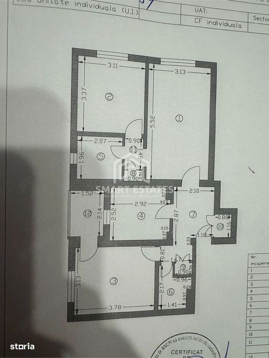 3 camere metrou Dristor cu centrala proprie - bloc 1984- etaj 2