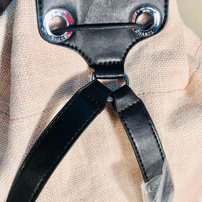 текстилна раница тип bucket bag на Chanel