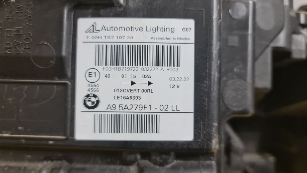 Far stanga laser BMW X7 G07 5A279F1 nightvision avariat spart