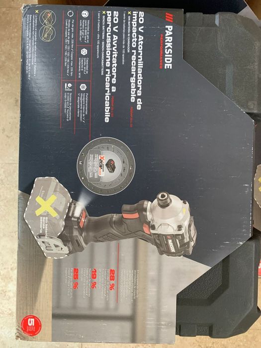 Pistol impact,masina de infiletat cu impact parkside  performance noi
