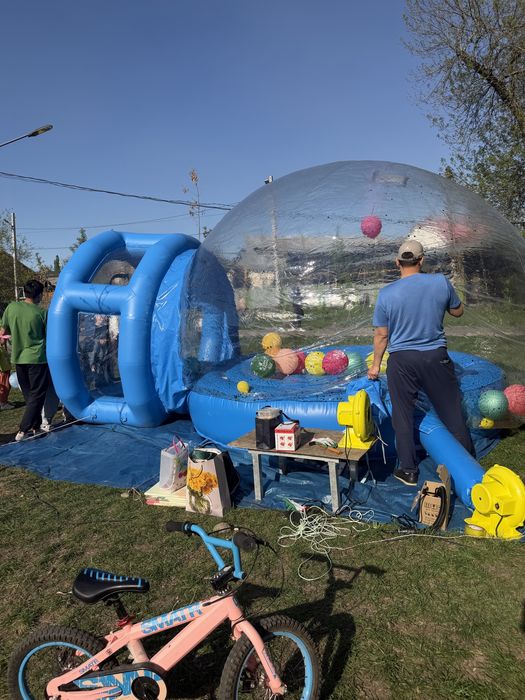 Bubble house надувной шар батут