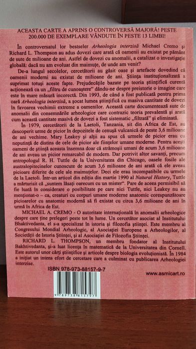 Michael A. Cremo & Richard L. Thompson - Arheologia interzisa.