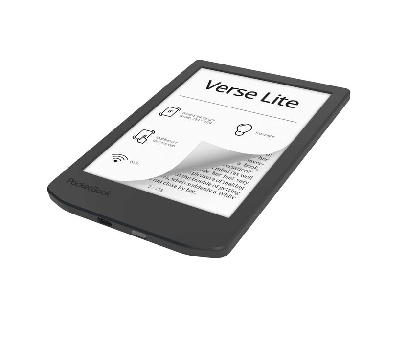 }Электронная книга PocketBook 619 Verse Lite Midnight Grey PB619-T-CIS