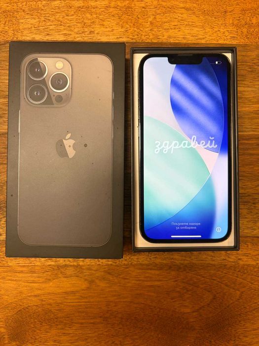 Iphone 13 pro - Перфектен, 100% батерия - оригинална