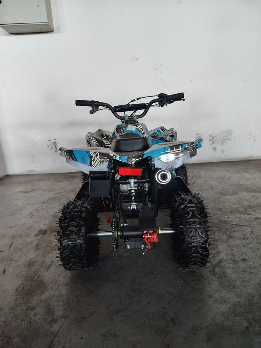 ATV 49cc pornire la buton și sfoara limitator viteza roti pe 6 inch