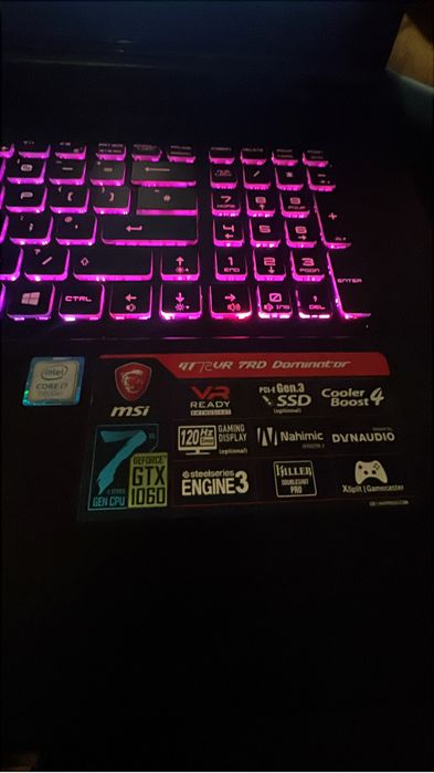 Laptop gaming MSI