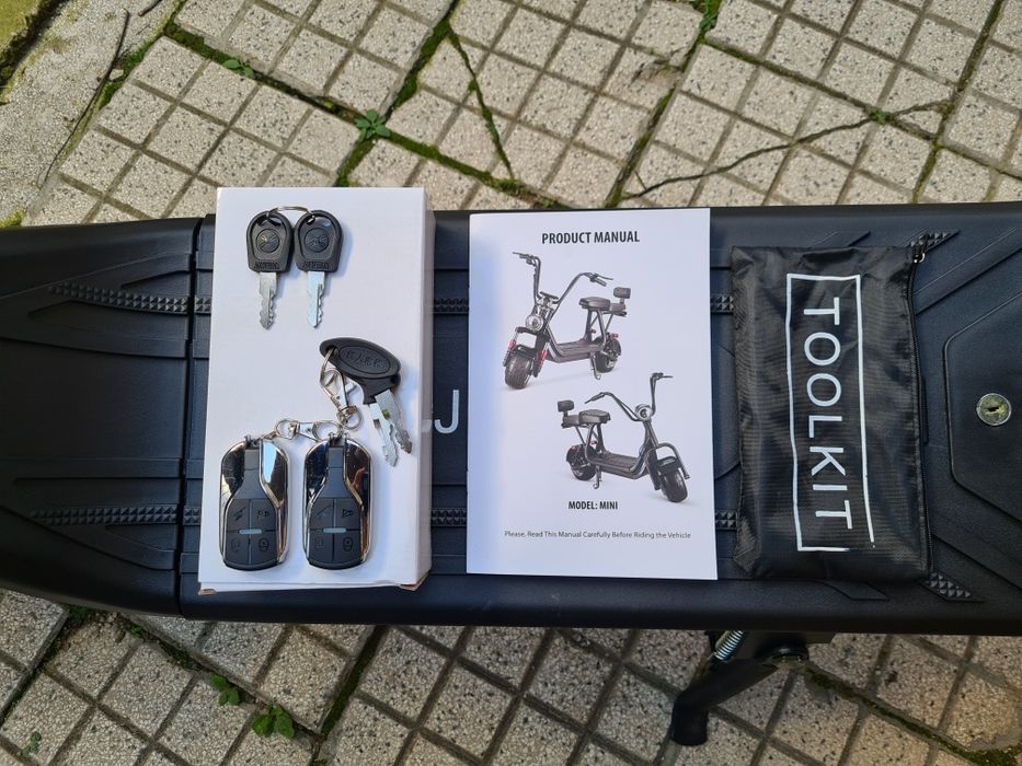 Scuter mini pt copii electric Harley 800w 48v viteza 40km/h