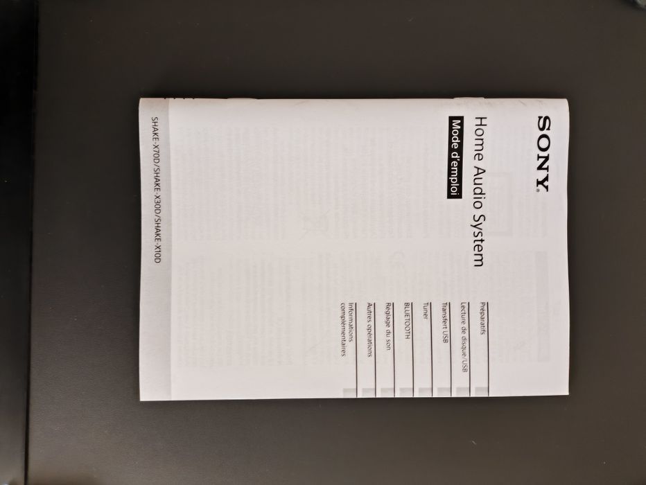 Home Audio System SONY Shake-X10D