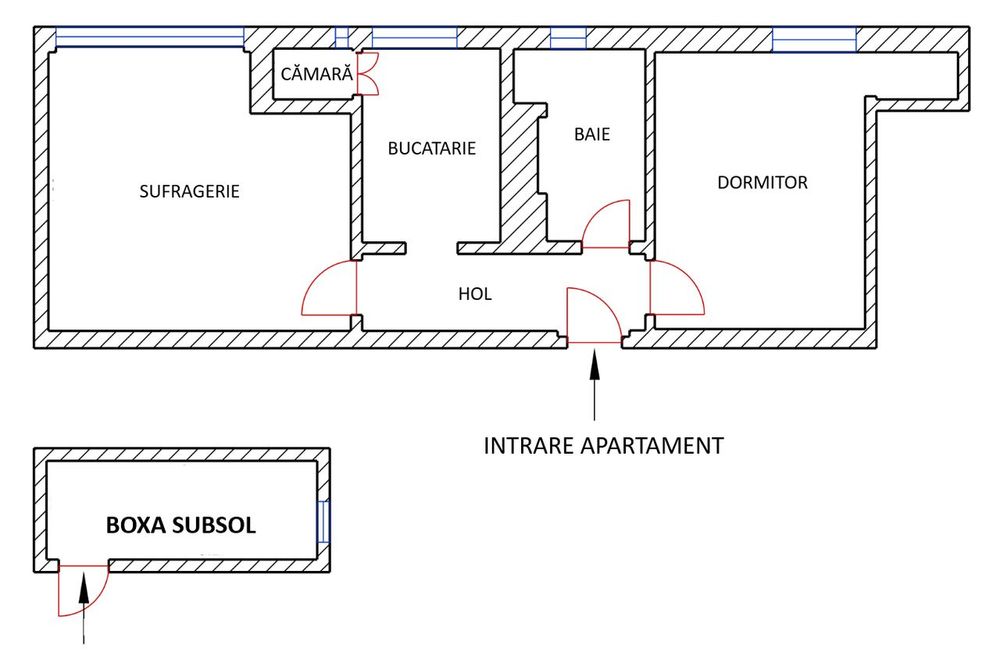 Direct proprietar | Ap. 2 cam. dec., 53 mp + Boxă, renovat & mobilat