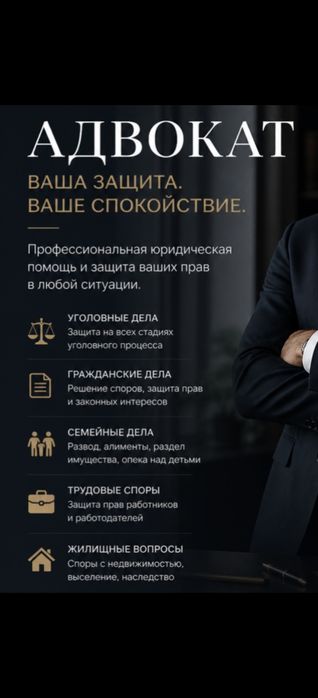 Адвокат по гражданским и уголовным делам