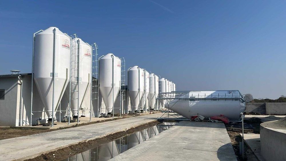 Siloz stocare cereale din fibra de sticla
