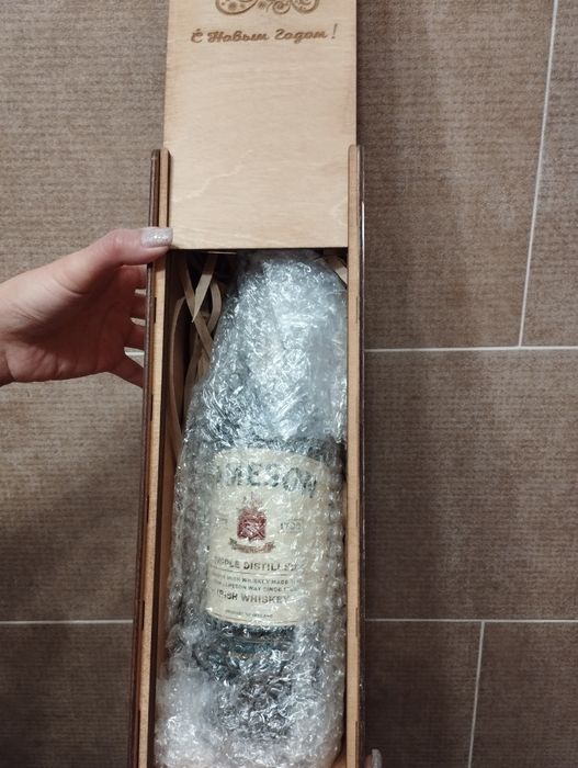 Дерев.подарочн.короб для бутылки