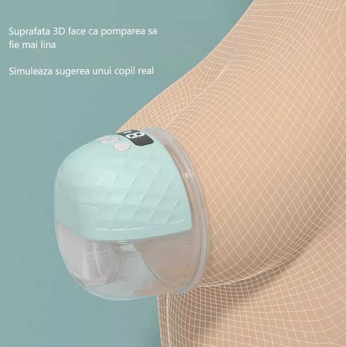 Pompa de san electrica 9 trepte, masaj, 4 moduri de utilizare